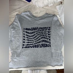 Aerie Grey Sweatshirt - 1-800-Good Energy